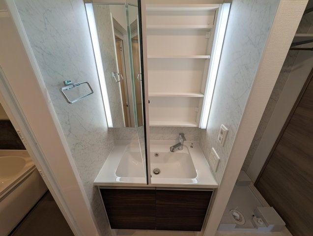 D-avance柱六番町 Ⅱの洗面所