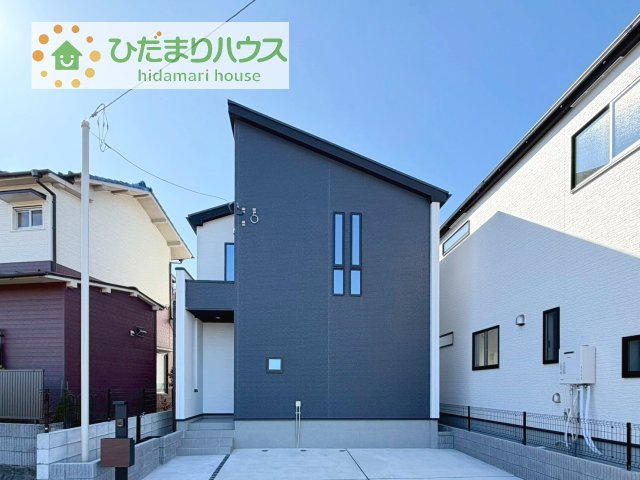 【外観】 | 我孫子市新木野6期　新築戸建　2号棟 | デザイナーズのようなお洒落な外観です(^^♪