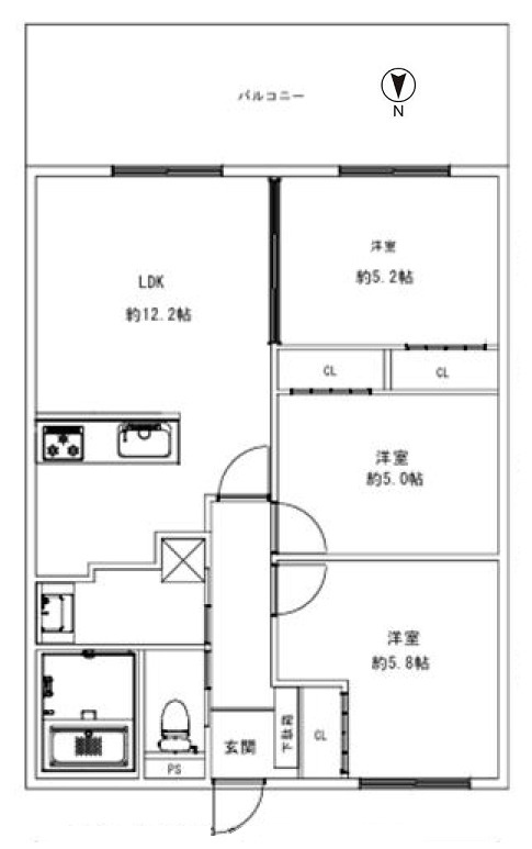 【間取り】の画像