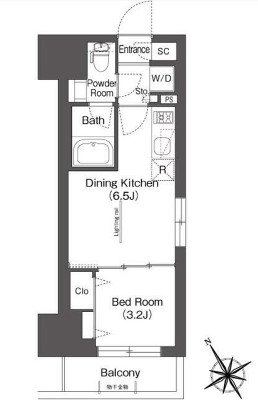 BluRock後楽園の間取り