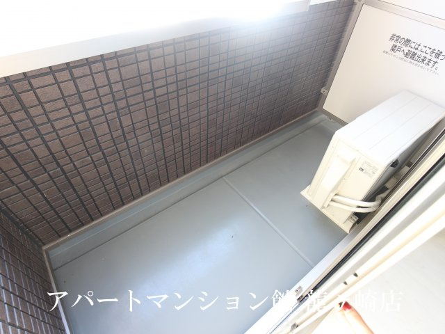 阿見フラッツのバルコニー