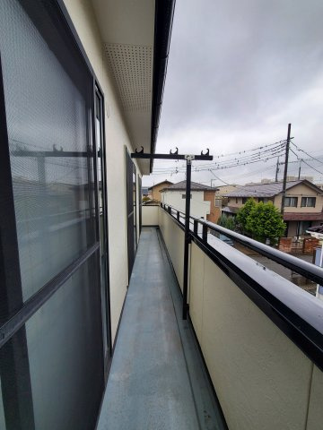 北葛飾郡松伏町　ゆめみ野東2丁目　中古戸建のバルコニー|陽当たり良好なバルコニーです