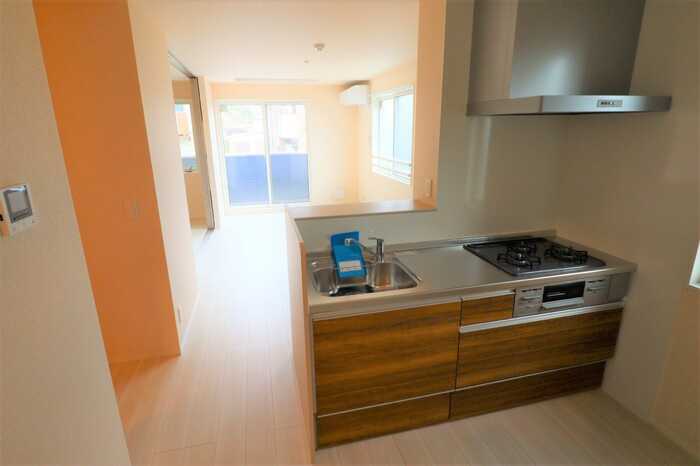 川崎市多摩区宿河原６丁目のアパートのキッチン