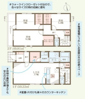 リーブルガーデン 枚方市楠葉美咲の間取り