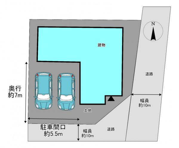 八戸市諏訪３丁目の区画図|【現況販売】区画図