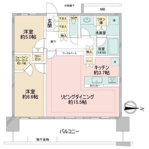 【間取り】 | アーバンドックパークシティ豊洲タワーA