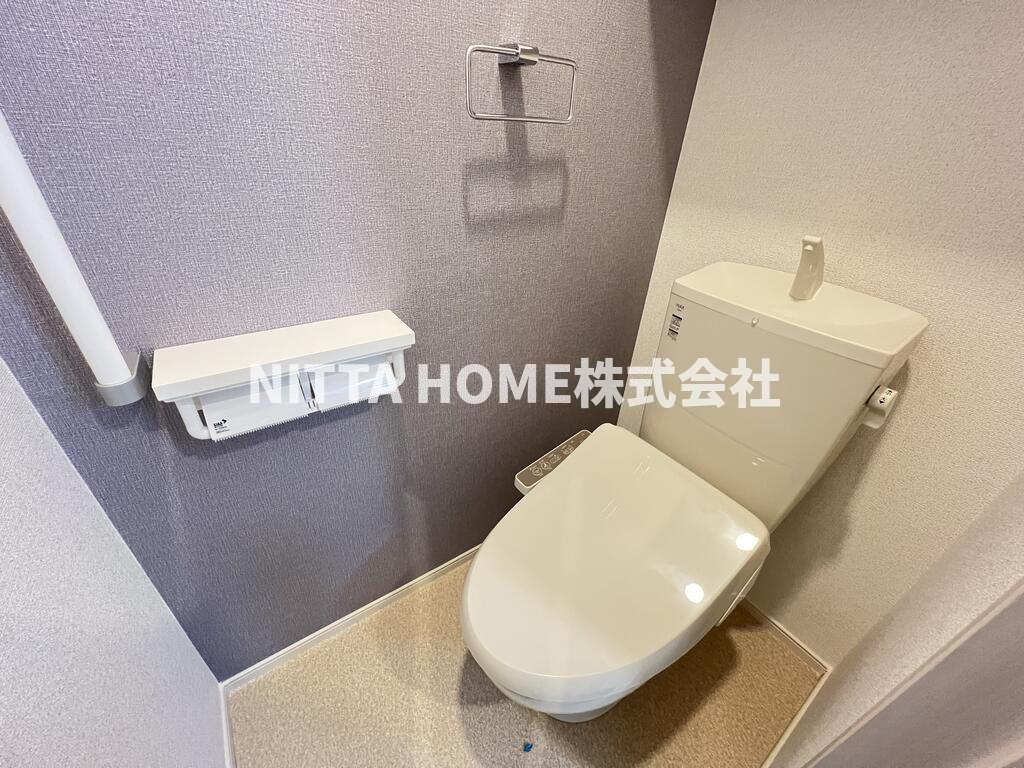 マーベラス　フチガキⅢのトイレ|もちろん、ウォシュレット付き！