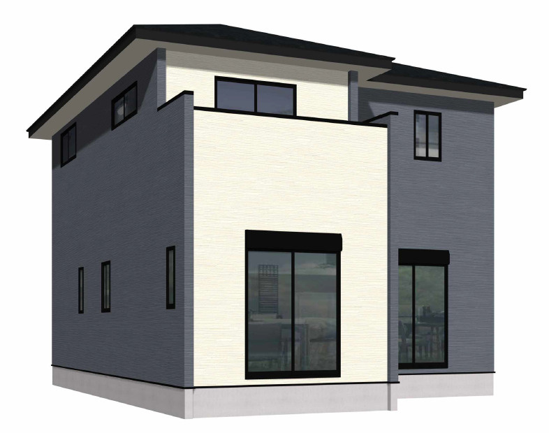 八幡西区東鳴水3丁目2期の外観パース