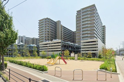 【外観】 | クラッシィハウス尼崎GARDEN PLACE | 公園が隣接しているのでお子様の遊び間に困りません