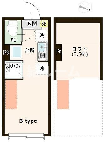 練馬区貫井４丁目のアパートの間取り