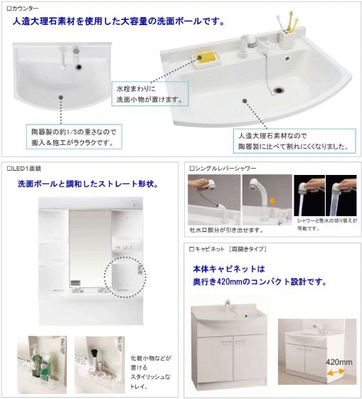 （仮称）川越市新宿町５丁目ＡＰの洗面所