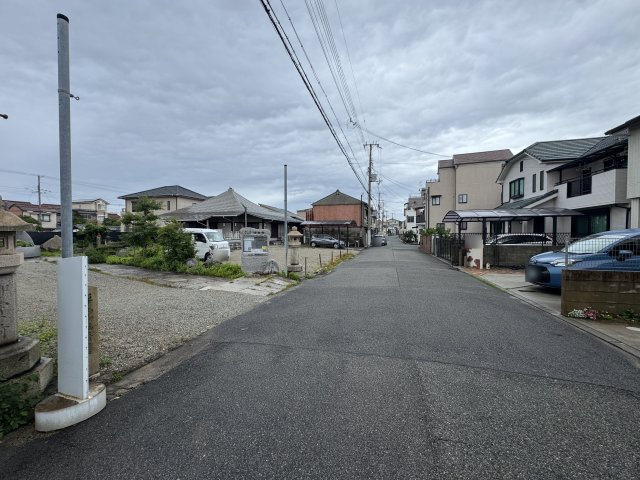 明石市日富美町新築戸建７号棟の前面道路含む現地写真