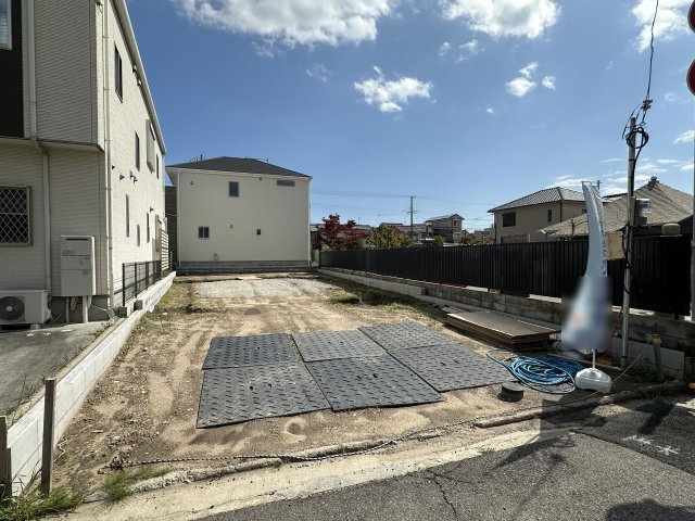 明石市日富美町新築戸建７号棟の前面道路含む現地写真|2026年2月9日撮影