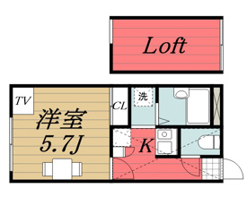 【間取り】 | レオパレスメゾンベール オオノ