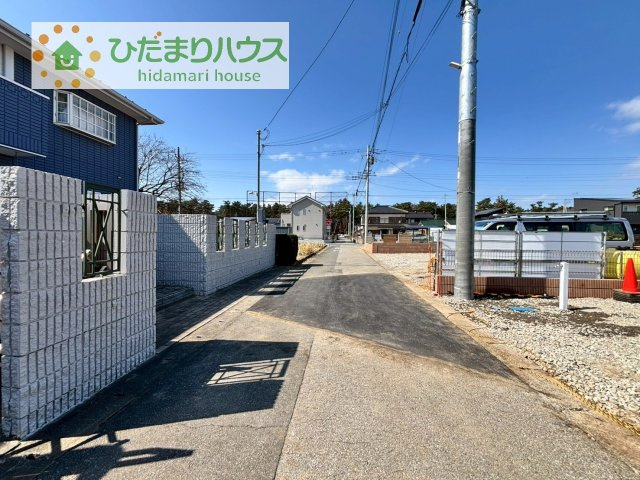 【前面道路含む現地写真】 | 第1常総市坂手町　新築戸建　2号棟 | 3月9日撮影