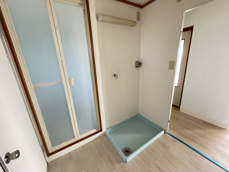 月丘団地　２号棟の脱衣所