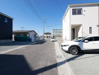 【その他】 | 中央市成島 新築戸建全3棟 3号棟 車並列2台+広いお庭 | 北側敷地境界