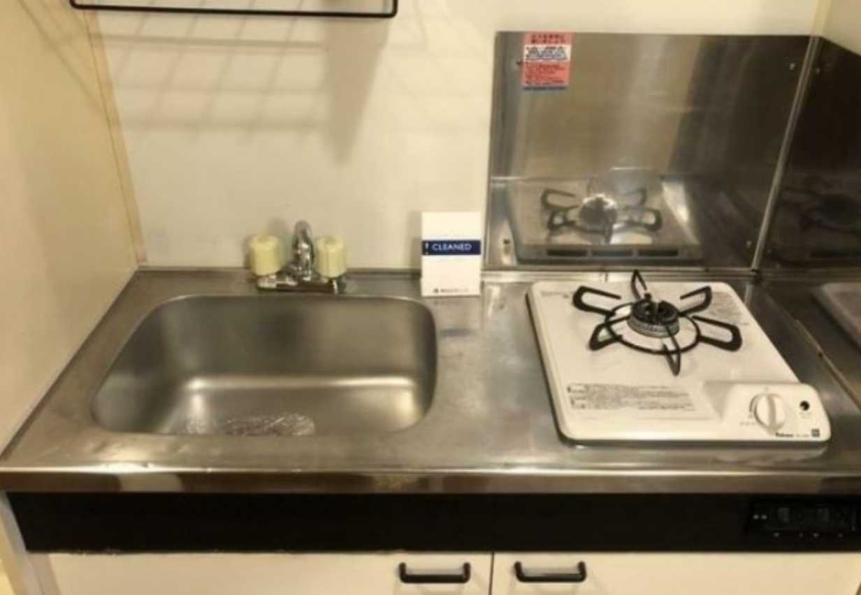 パティオ三茶　駅近　室内洗濯機置き場　オートロックのキッチン