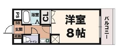 エスポワール大津和の間取り