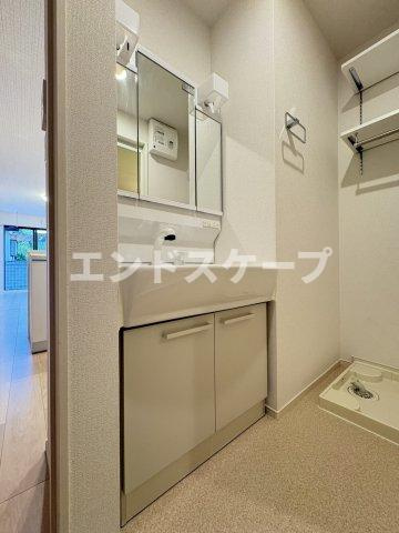 クレイドル下斎田Ｃの洗面所|高崎、前橋のお部屋探しはエンドスケープまで！お客様の理想お聞かせ下さい♪