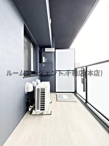 デュオフラッツ栄のバルコニー