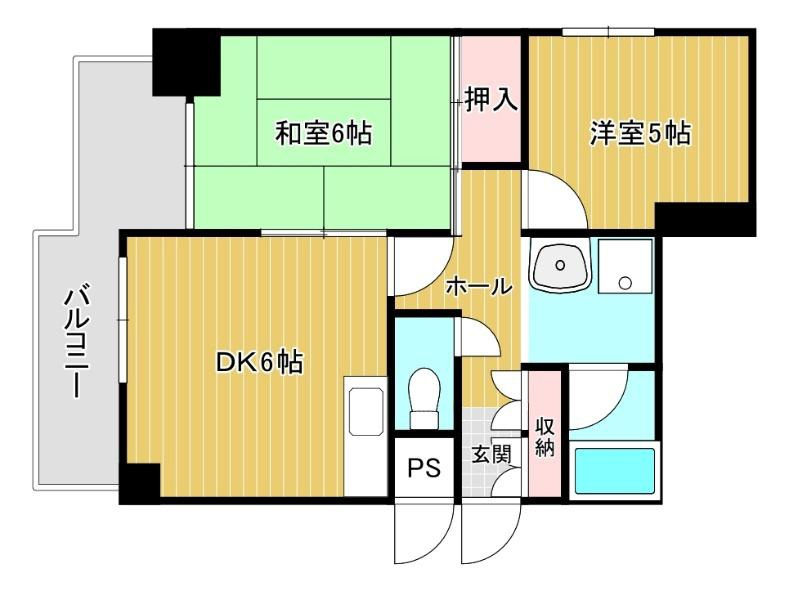 弁天マンションの間取り