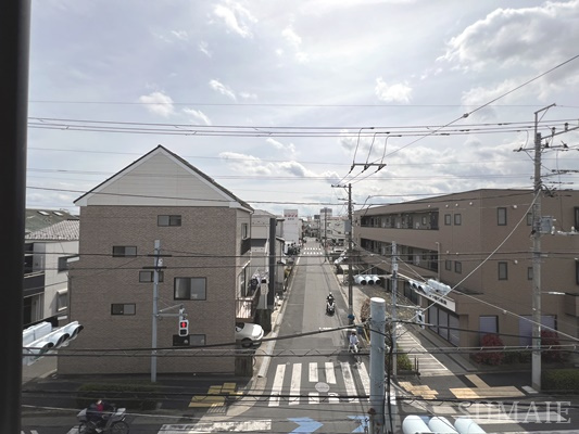 リブリ・ゆうやⅥの展望|バルコニーからの景色です