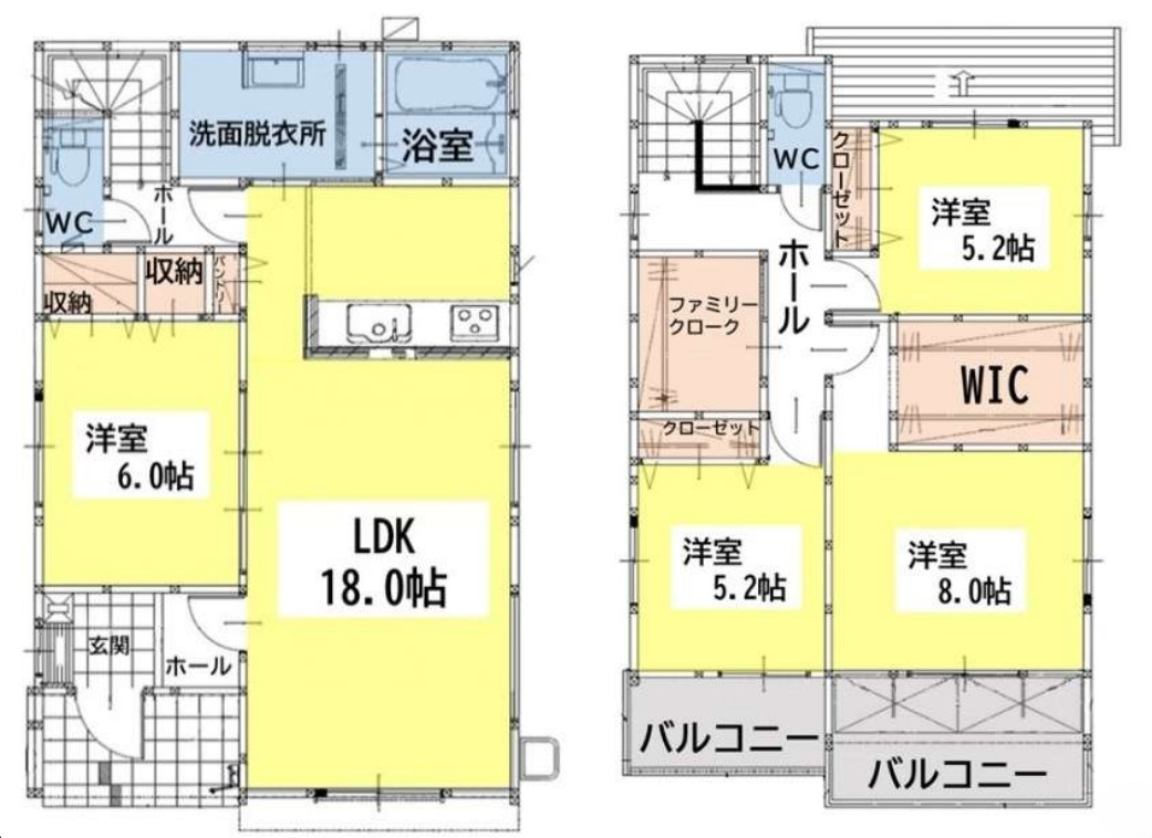 小倉南区朽網東2丁目2期の間取り