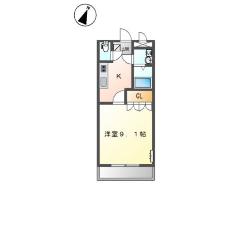 レジデンス　H＆Kの間取り