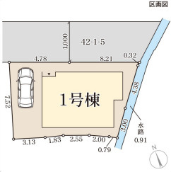 リーブルガーデン 池田畑7期の区画図