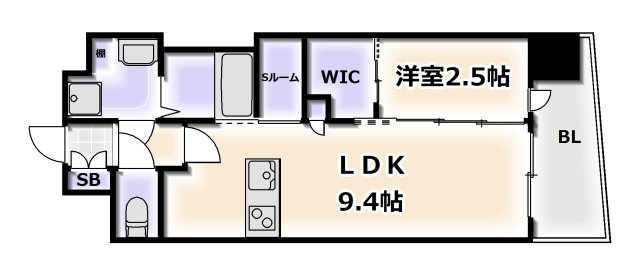 【間取り】 | セレニテ難波リアン