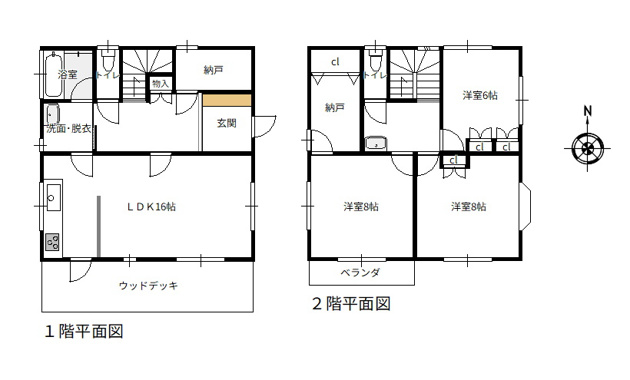 【間取り】 | 大室高原別荘地　戸建