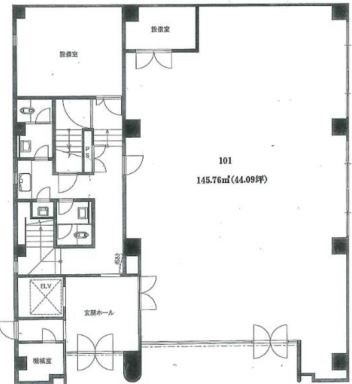 堺市堺区中瓦町　貸店舗[物件番号：932621] の間取り