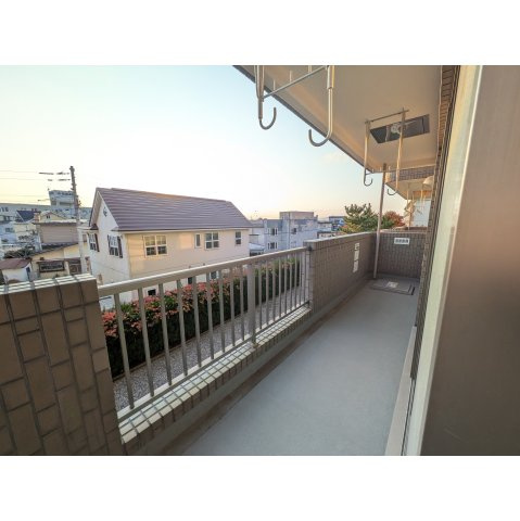 中道2丁目マンション　タック五稜郭のバルコニー