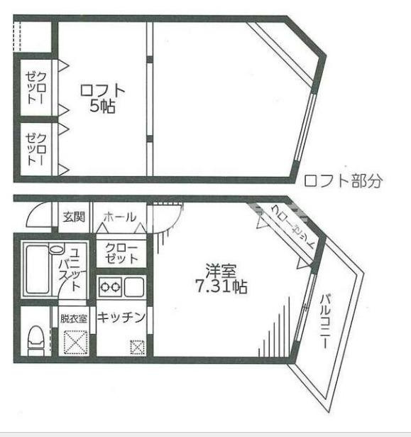 パレス相模大野の間取り