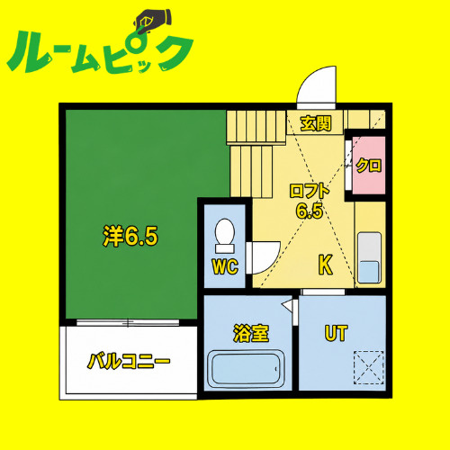 Villa Clelia　名古屋市賃貸　仲介手数料無料の間取り
