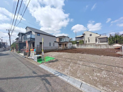【前面道路含む現地写真】 | 久我山4区画 | 車通りの少ない前面道路