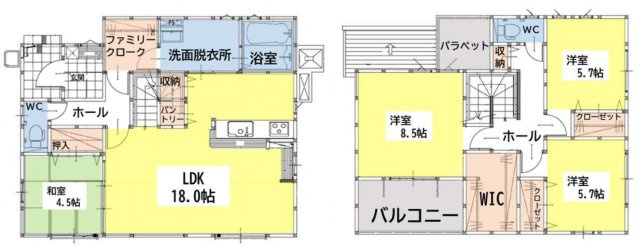 小倉北区東篠崎1丁目1期の間取り