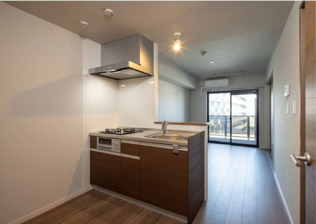 福岡市東区　新築1棟収益マンション　【OAK VILLA 松島 レジデンス】のキッチン