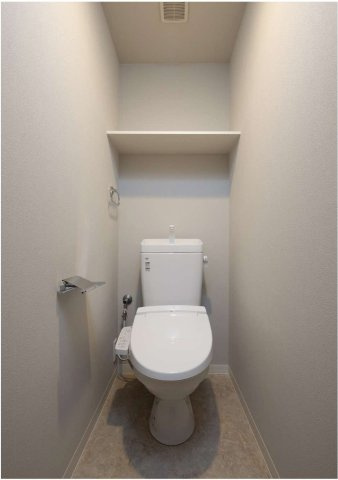 福岡市東区　新築1棟収益マンション　【OAK VILLA 松島 レジデンス】のトイレ