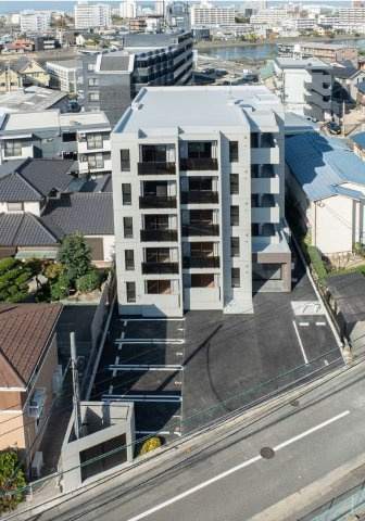 福岡市東区　新築1棟収益マンション　【OAK VILLA 松島 レジデンス】の外観