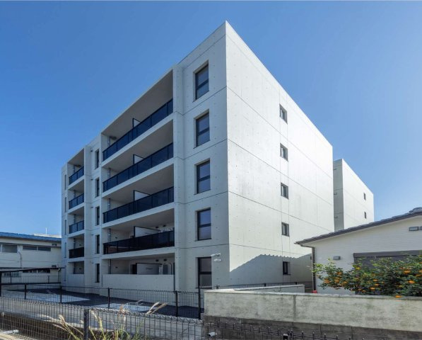 福岡市東区　新築1棟収益マンション　【OAK VILLA 松島 レジデンス】の外観