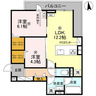 【間取り】 | クレスト平野南