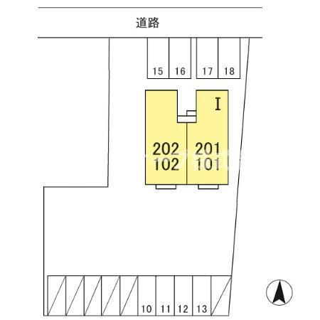 ファミールハイツⅠの区画図|高崎、前橋エリアのお部屋探しはエンドスケープまで！お客様の理想お聞かせ下さい♪