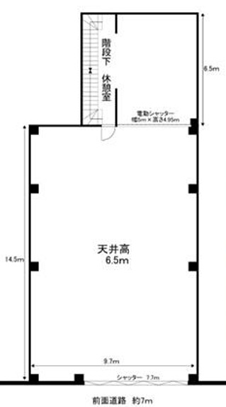 中島２丁目　貸工場・倉庫・事務所の間取り