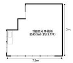 中島２丁目　貸工場・倉庫・事務所の区画図
