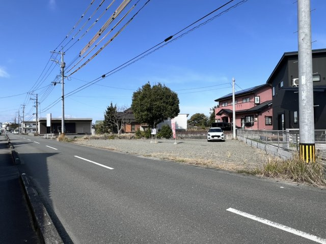 高下西町1号地の前面道路含む現地写真
