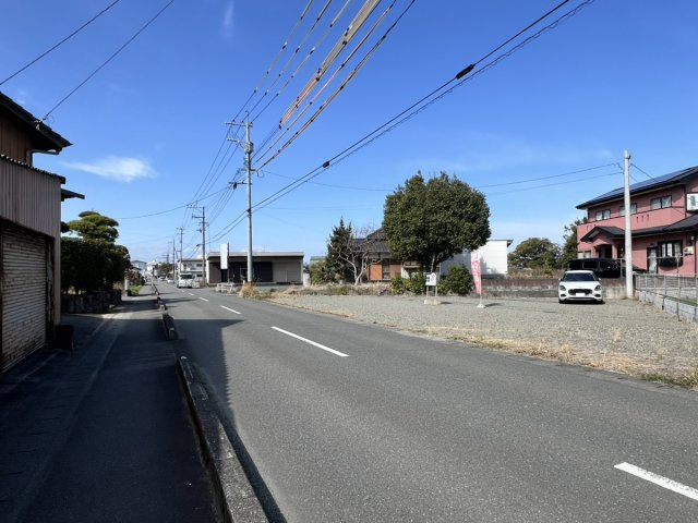 高下西町1号地の前面道路含む現地写真
