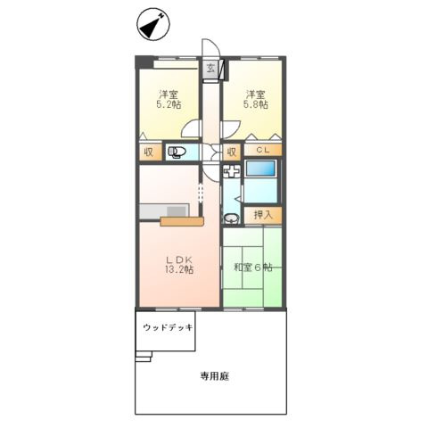 グランディール高野台の間取り