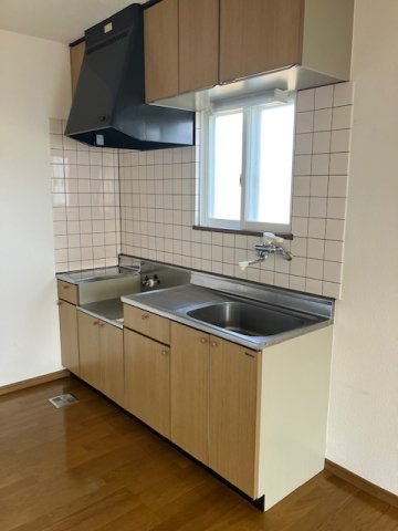 キャニオン十和田B棟のキッチン|キッチンです